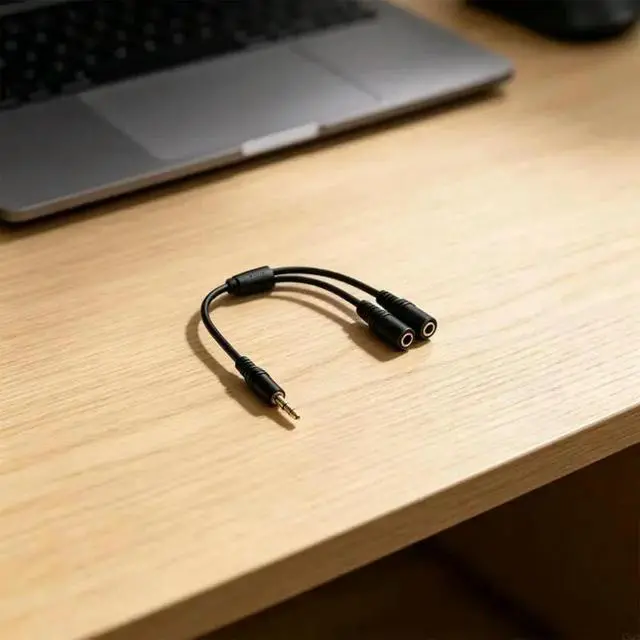 Alt view image 3 of 6 - 2025 Expert 3.5mm Single Male To Two Female Sound Divider Wire 30cm Gold Connectors Efficient For Electronics