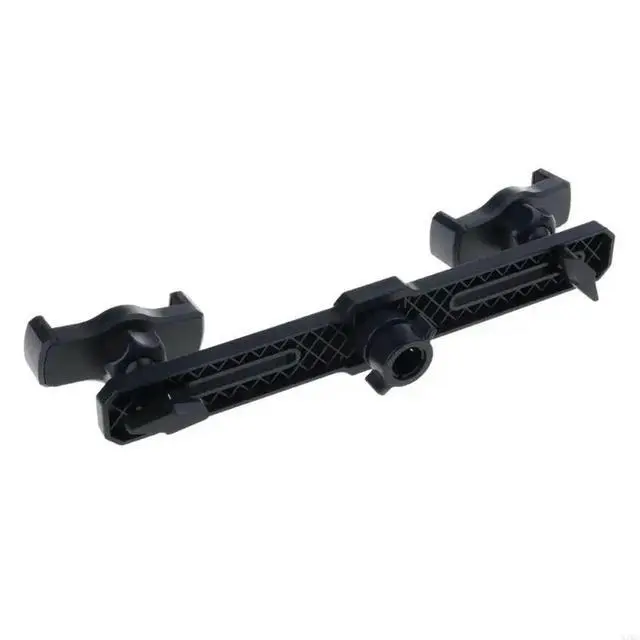 Alt view image 3 of 4 - Simultaneous Double phone Grip Endure Plastic Building 27cm Wide Base Secures Phones four point 4-7 Inches