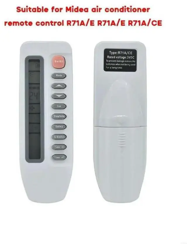 Main image of R71A/CE Remote Control for Midea R71A/E R71A/E Air Conditional Remote Durability Air Conditioning Remote Control