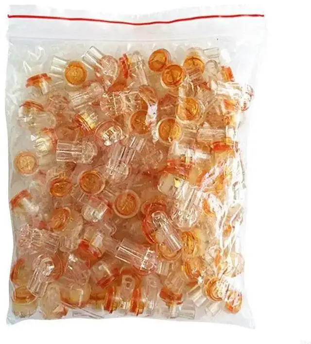 Main image of Telephone Cord Terminal Clear Crimp Connection Terminals K1 Connector
