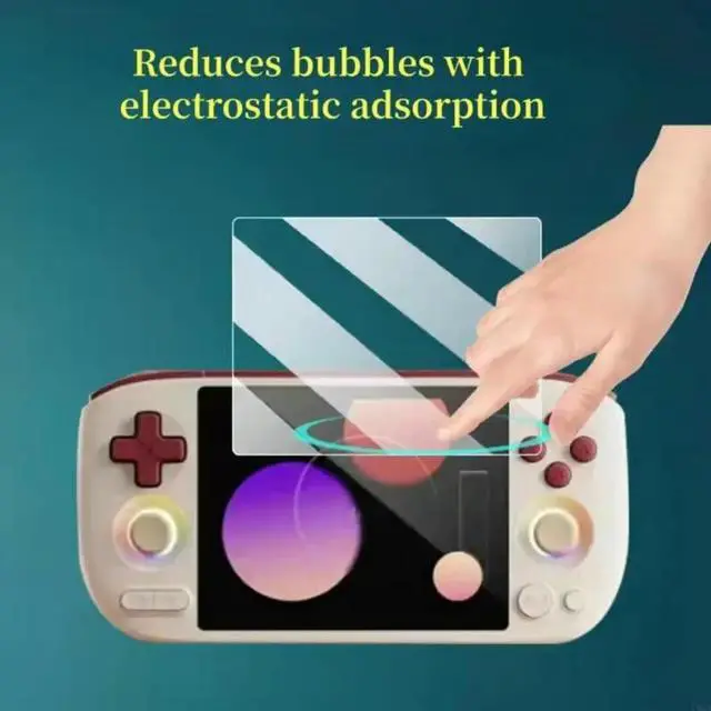 Alt view image 3 of 3 - Shatterproof Tempered Film Screen Protector for Pocket Air Mini Console Protector Film Full Screen Tempered Film
