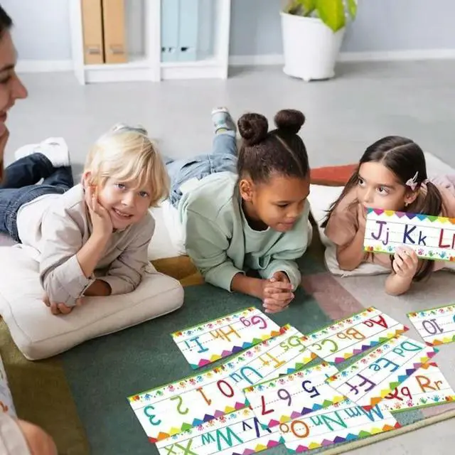 Main image of 26Letters Learning Flashcards Set Helps Children Learning Basic Literacy Skills