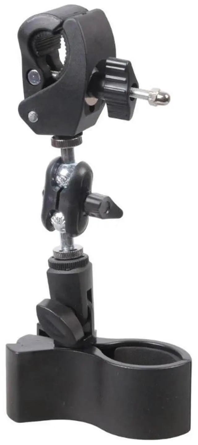 Main image of l Plastic Adjustable Clamp Holder Featuring 360 Rotate for Mounting Microphones Hair Dryers and Handheld Fan