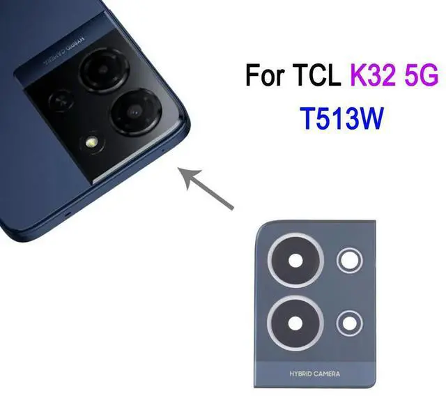 Main image of Glass Rear Camera Lens Cover For K32 5G T513W Phone Back Camera Lens Replacement Spare Part