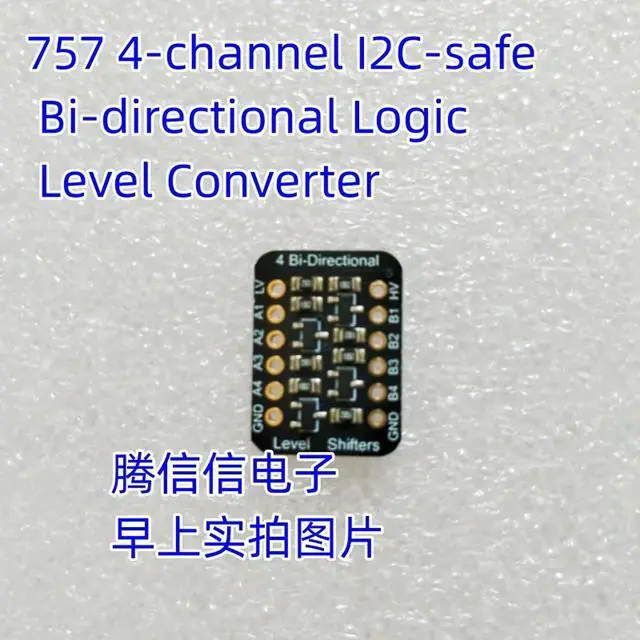 Alt view image 2 of 6 - FSLX-757 757 4-channel I2C-safe Bi-directional Logic Level Converter raspberry pi