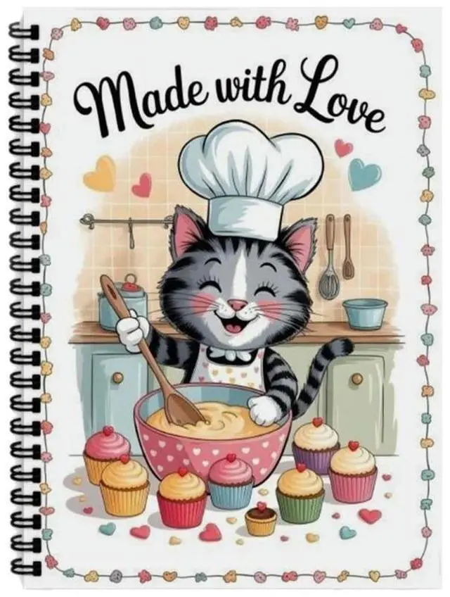 Main image of 2025 Weekly Meal Planner Notebook With Tearable Grocery Lists Strong Spirals Binding