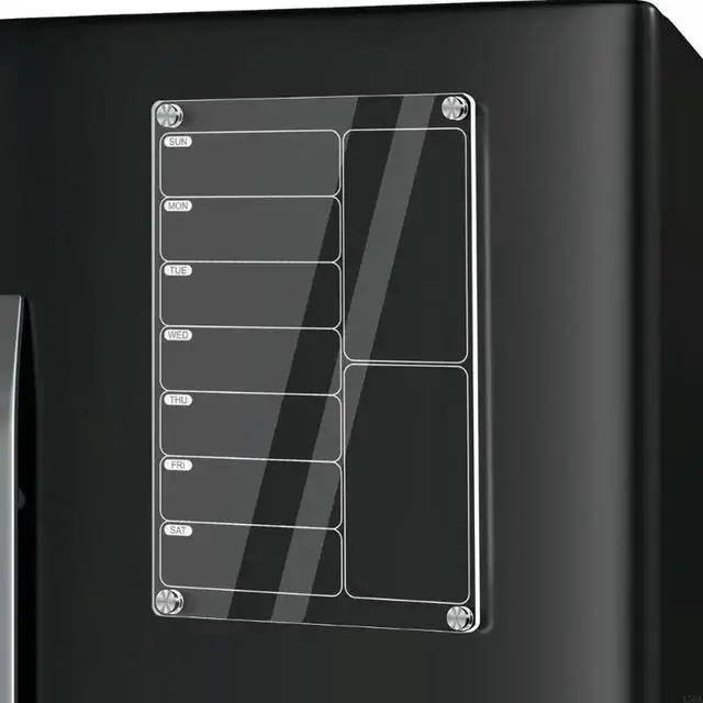 Alt view image 3 of 6 - Dry Erases Board for Refrigerator with Reusing To Do List Weekly Meal Planner