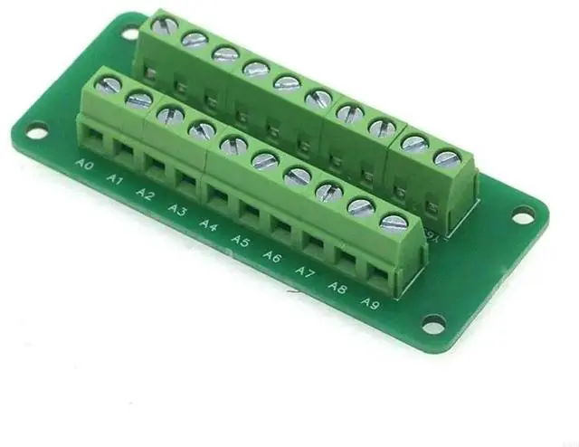 Main image of 2025 Small 10 Position Screw Terminal Block Suitable for Industrial and Home Use