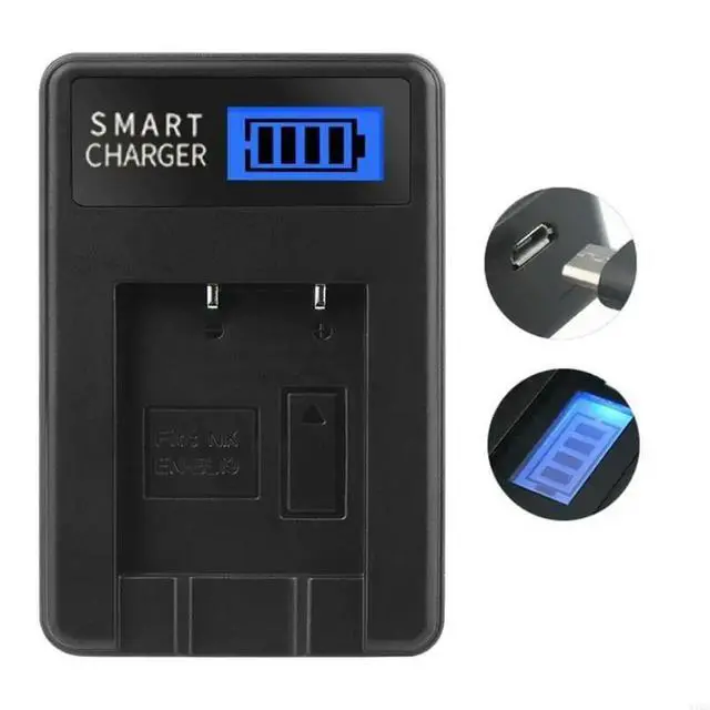 Alt view image 3 of 6 - EN-EL19 LCD USB Camera Charging Dock for S2800 S3100