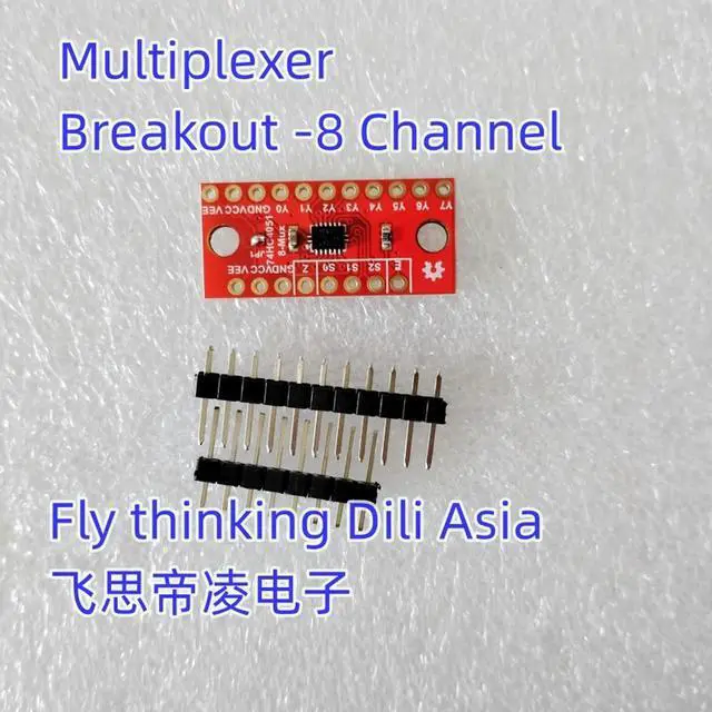 Alt view image 2 of 6 - BOB-13906 BOB-13906 Multiplexer Breakout -8 Channel 74HC4051
