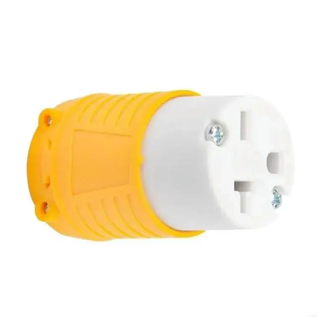Alt view image 2 of 5 - NEMA 6-20P Replacement Connectors 20A 250V Extension Cord Ends Male/Female Plug