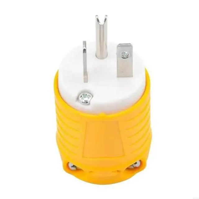 Alt view image 3 of 5 - NEMA 6-20P Replacement Connectors 20A 250V Extension Cord Ends Male/Female Plug
