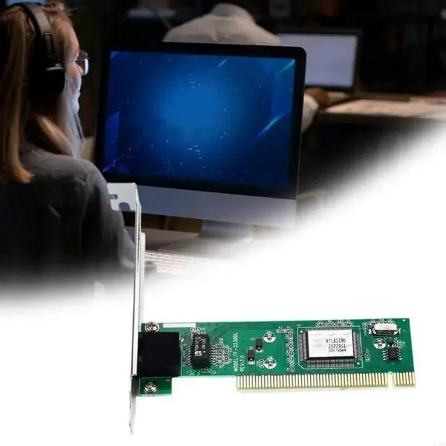 Main image of Desktop PCI LAN Adapters 100Mbps High Performances Plugs Play Multiple System Support
