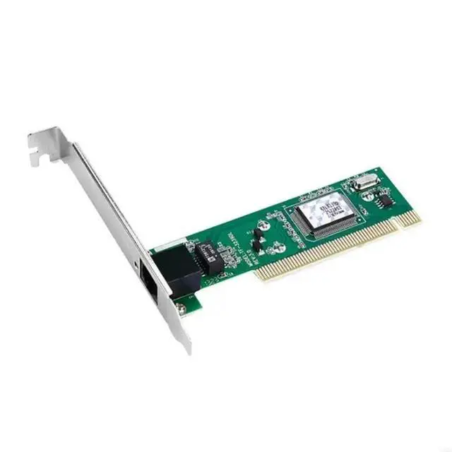 Alt view image 2 of 3 - Desktop PCI LAN Adapters 100Mbps High Performances Plugs Play Multiple System Support