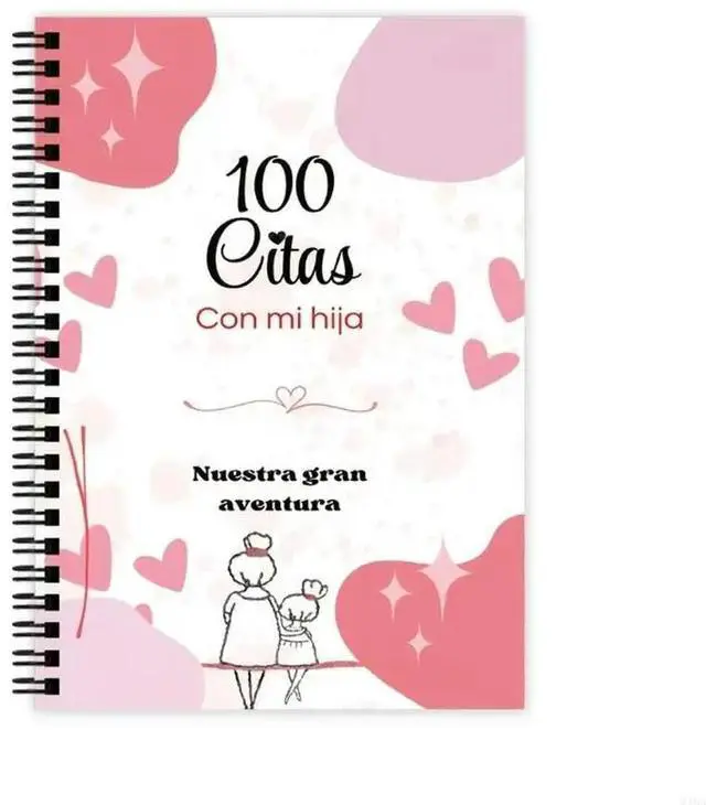 Main image of 2025 Mother Daughter Memory Diary In Spanish With 100 Date Prompts Mother Daughter Scrapbook For Daily Journaling