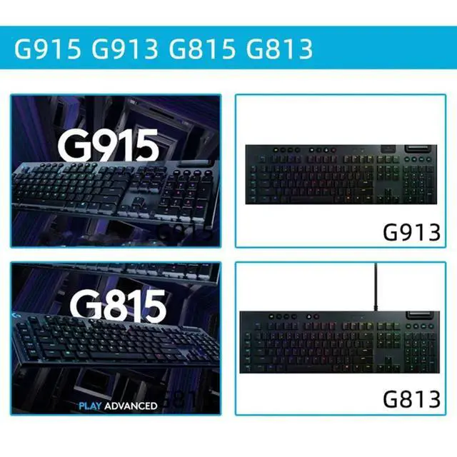 Alt view image 2 of 6 - 2025 Replacement Accessories Parts for G915 G913 G813 G815 Gaming Keyboard Bracket Leg Stand (1 Pair Stand Foot)