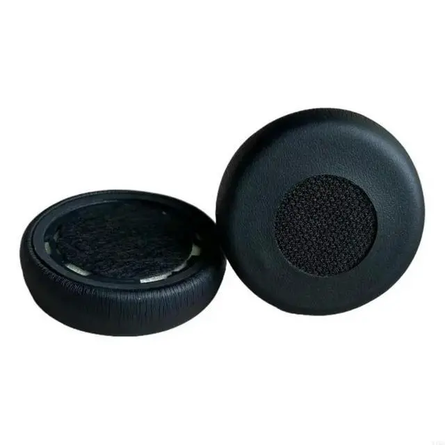 Alt view image 3 of 6 - 2025 1Pair Protein Leather Soft Ear Pad Ear Cushions Cover for Evolve 75 Headphones Sponges Earmuffs Headsets Sleeve