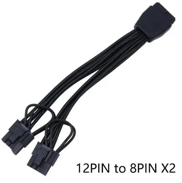 Main image of Efficient 12PIN to Two 6+2 Graphics Card Cable 12Pin to 8pin Converter Optimize