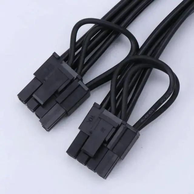Alt view image 3 of 6 - Efficient 12PIN to Two 6+2 Graphics Card Cable 12Pin to 8pin Converter Optimize
