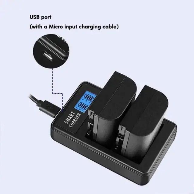 Main image of EN-EL3E EN-EL3 Double Slot LCD Display USB Camera for D90