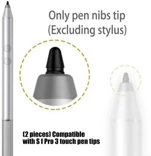 Main image of Plastic Styluses Tip For 1MR94AA 2MY21AA/ 3 Pen Precise Drawing Control