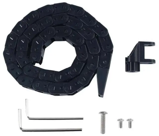 Main image of 2025 Nylon Drag Chain Drag Cable Chain Assembly Openning Type Wire Chain