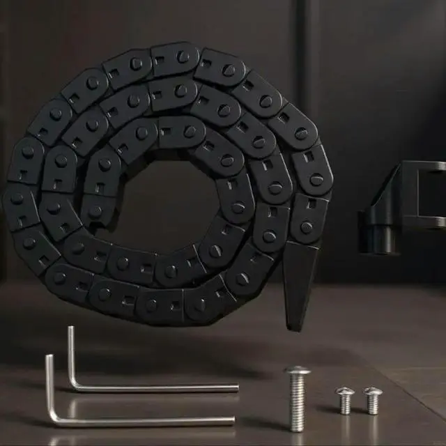 Alt view image 2 of 6 - 2025 Nylon Drag Chain Drag Cable Chain Assembly Openning Type Wire Chain