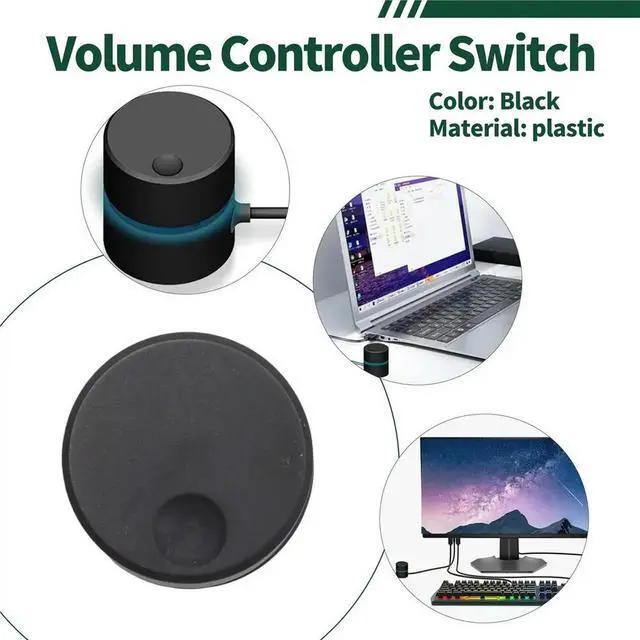 Alt view image 4 of 6 - USB Computer Volume Adjustment Knob Multimedia Computer Volume Controller Notebook Desktop Sound Control Switch