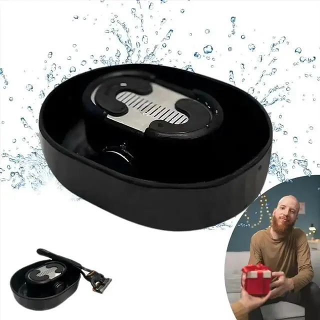 Alt view image 6 of 6 - For Most Head Razors Razor Rinser Cleaner Efficiently Save Water Shaving Razor Rinser No Batteries Shaver Rack