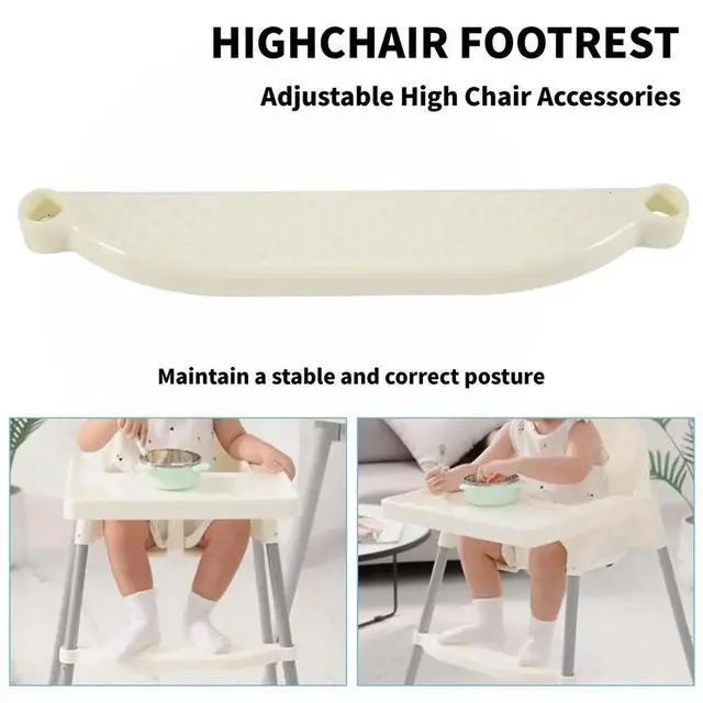 Alt view image 4 of 6 - High Chair Foot Rest, Adjustable HighChairs Footrest Accessories, Footrest for IKEA Antilop HighChair