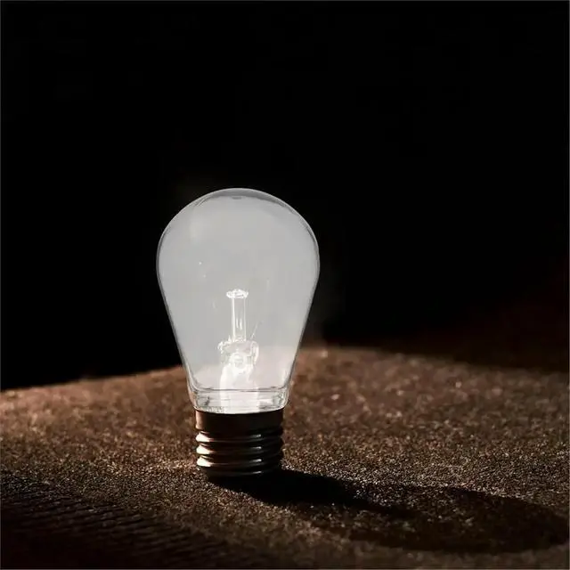 Alt view image 5 of 6 - Plastic E27 Light Bulb Covers Standard Interface Lamp Shades for String Lights Protectors for Extended Bulb Lifespan