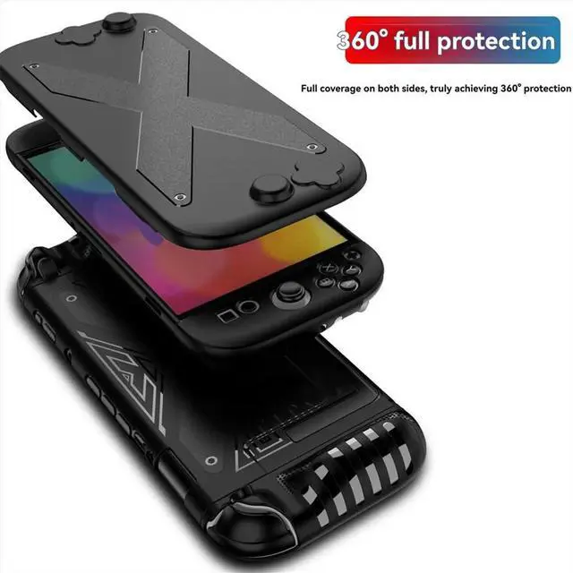 Main image of For Switch 2 TPU Case for Joycon Hand Grip Protective Cover Accessories for Enhanced Gaming Experience Black