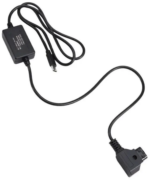 Alt view image 3 of 6 - D Tap Male to Type C Power Cable 3A Multi Guards High Efficiency D Tap Fast Charging Power Cable for Camera D Tap Cable