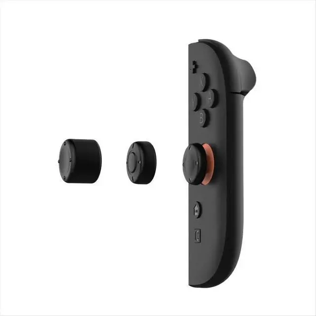 Alt view image 5 of 6 - Replacement D-Pad & ABXY Button Caps for Switch2 Decorative Strip for Switch 2 Controllers Red & Blue