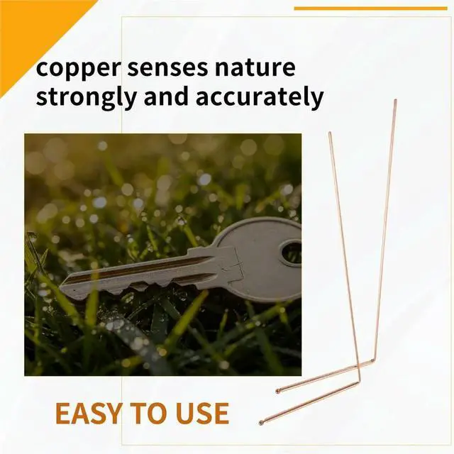 Alt view image 3 of 6 - uyuy Dowsing Rods - 99.9% Pure Copper 2PCS Divining Rods - for Ghost Huntings Tools,