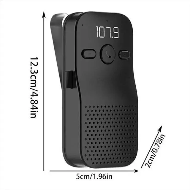Main image of Phone Speakerphone Handsfree Talking 5.4 Car Speaker with Clip Multifunctional Car Audio Call Speaker