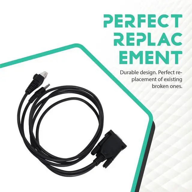 Alt view image 2 of 6 - 2 in 1 Programming Cable DB9 COM Port 2in1 for Vertex Yaesu VX2200 VX2508 VX160 VX3R FT-2500 FTH-2008 VXR-1000 Radio
