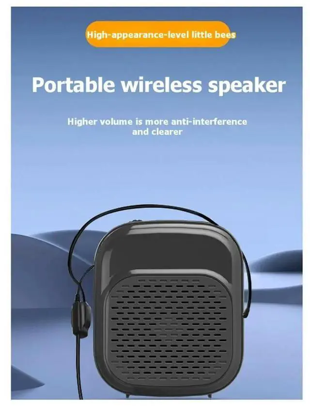 Main image of Amplifier with Headset Microphone for Teachers' Classroom Instruction High-Volume Amplifier White