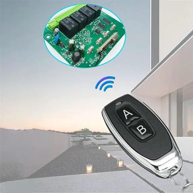 Alt view image 2 of 6 - AC90V-250V 4CH 433.93MHz Remote Control LED Light Switch Relay Output Radio RF Receiver