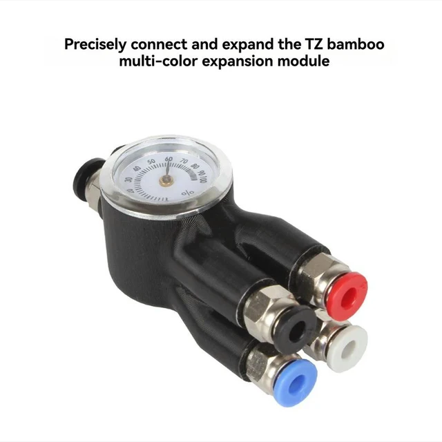 Alt view image 2 of 6 - AMS Feed Pipe Adapter for X1C P1P A1/A1 Mini 4-in-1 Five-Way Feed Port AMS Feed Pipe Connector