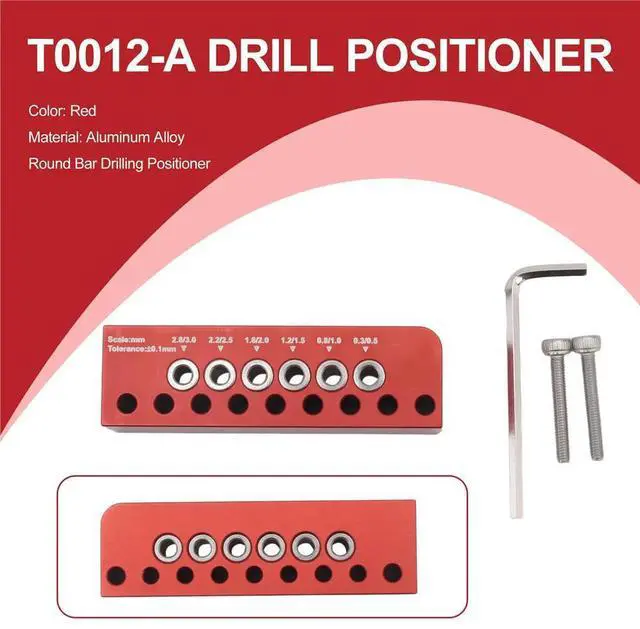 Alt view image 6 of 6 - 3.175mm Drill Shank Positioning Module T0012-A Drill Positioner for Scale Model Building Round Rod Center Locator