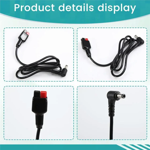 Alt view image 4 of 6 - For ICOM IC-705 Short Wave Radio Power Line DC Head Conversion Plug DC Power Cable