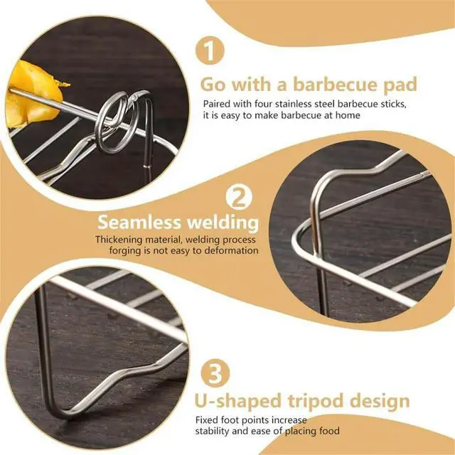 Alt view image 5 of 6 - Hot Air Fryer Accessories Air Fryer Rack Airfryer Accessories for Ninja Double Chamber Airfryer