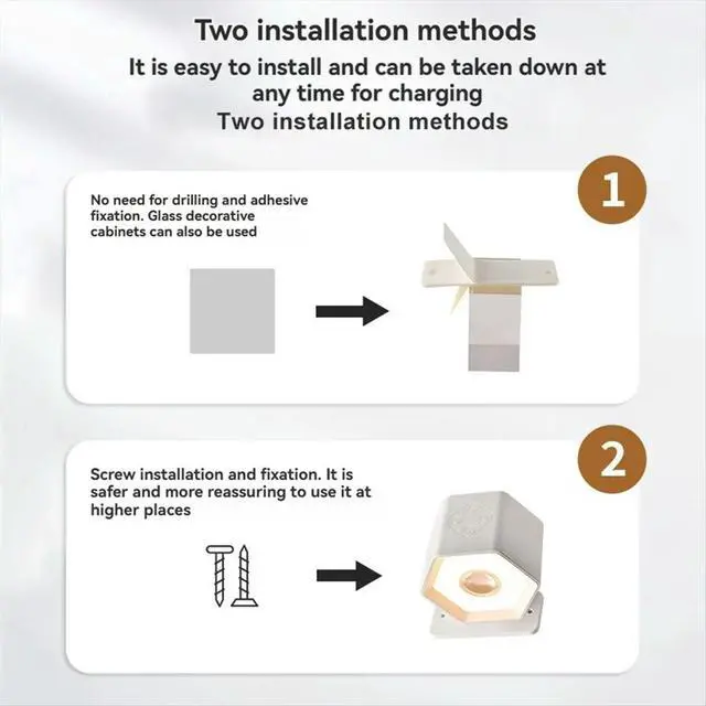 Alt view image 6 of 6 - RGB Motion Sensor Light LED USB Rechargeable Night Light for Kitchen Bedroom Stairs Hallway Wardrobe Cabinet Lighting