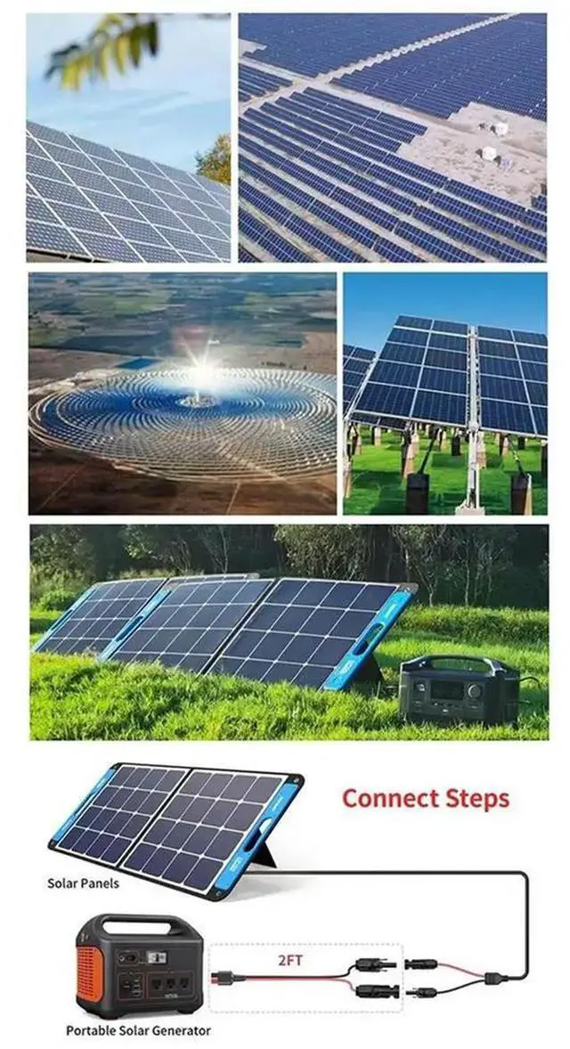 Alt view image 6 of 6 - 10AWG Solar Panel Cable Solar Extension Cable for Power Station Solar Panel Solar Generator