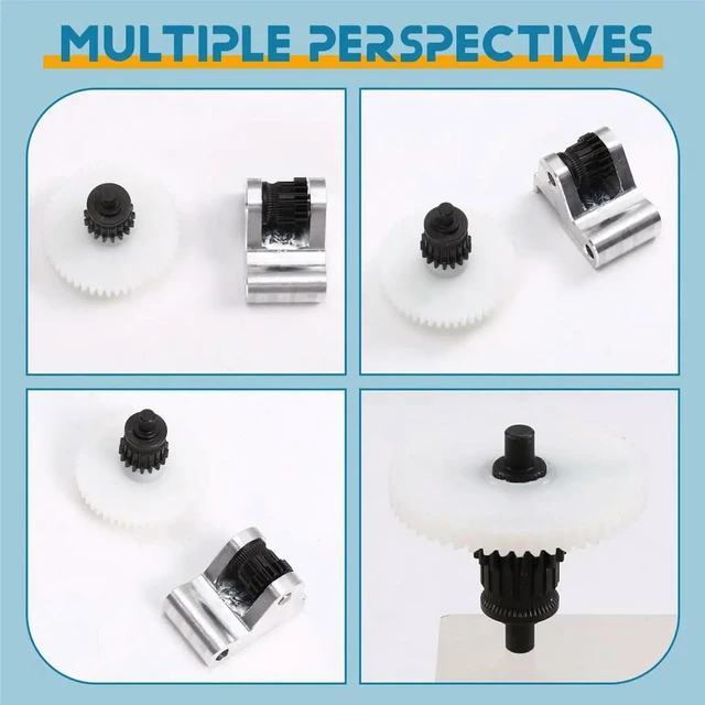 Alt view image 6 of 6 - For Flashforge AD5X Extruder Gear Kit - High-Torque Hardened Steel Drive Gear & Components for Consistent Feeding