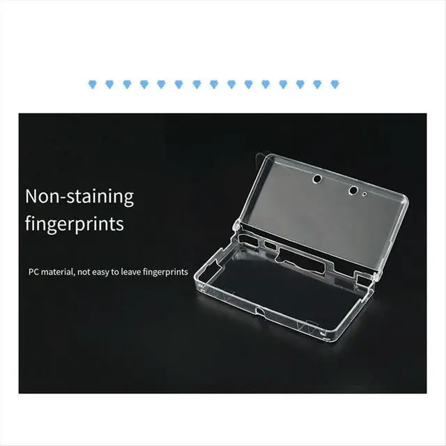 Alt view image 4 of 5 - Crystal Clear Hard Case for 3DS Protective Transparent Shell Lightweight Design Fit