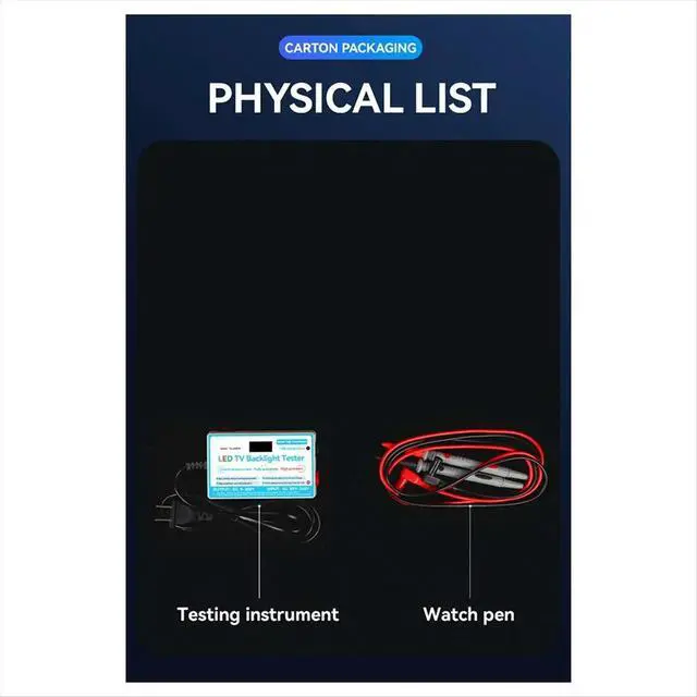 Alt view image 6 of 6 - Upgrade LED Lamp TV Backlight Tester Multipurpose LED Strips Beads Test Tool Measurement Instruments EU Plug