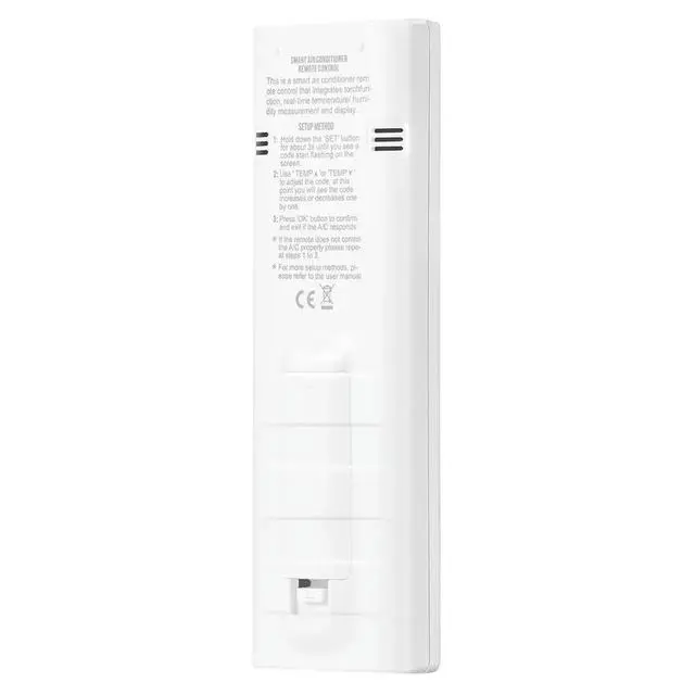 Alt view image 6 of 6 - CHUNGHOP K-3302E Universal Air Conditioner Remote Control with Torch and LCD Backlight