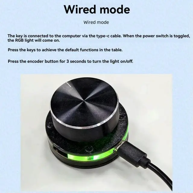 Alt view image 5 of 6 - USB Volume Control Knob External Media Adjustment Controller with RGB Light for Android System PC Multimedia